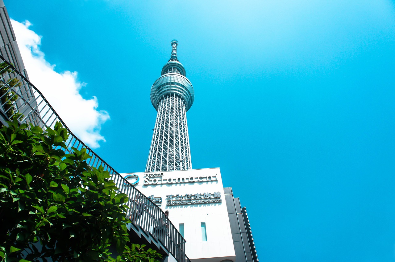 travel tokyo sky tree japan free photo