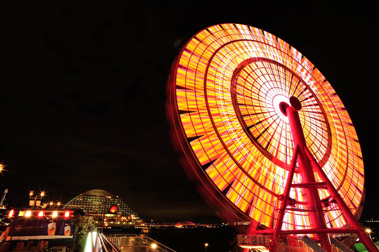 travel  the ferris wheel  land mark free photo