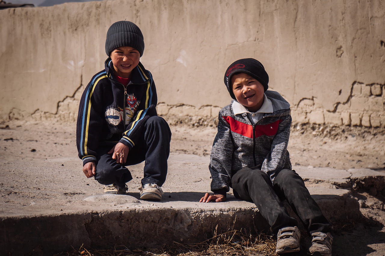 travel  children  kyrgyzstan free photo