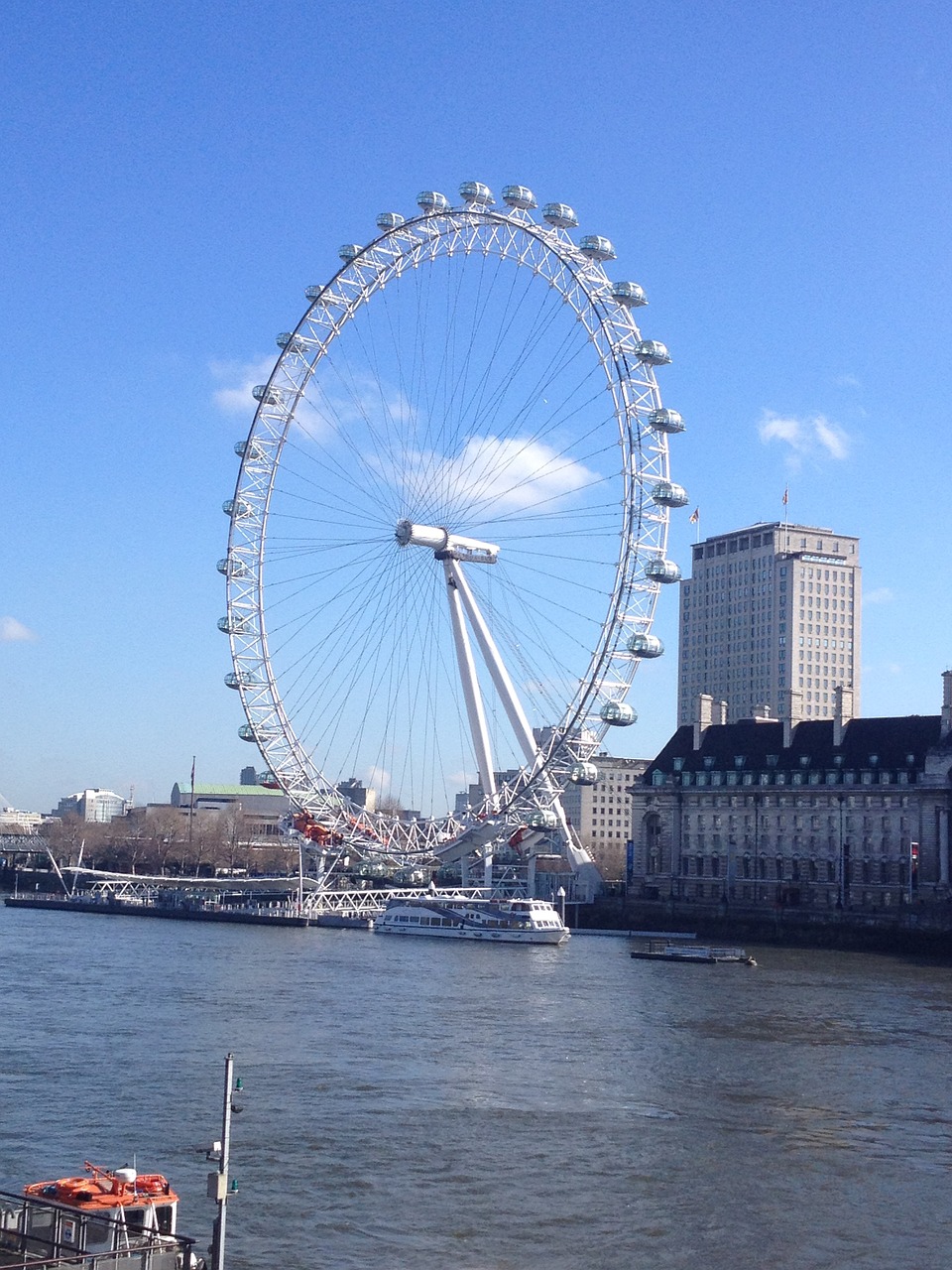 travel london london eye free photo