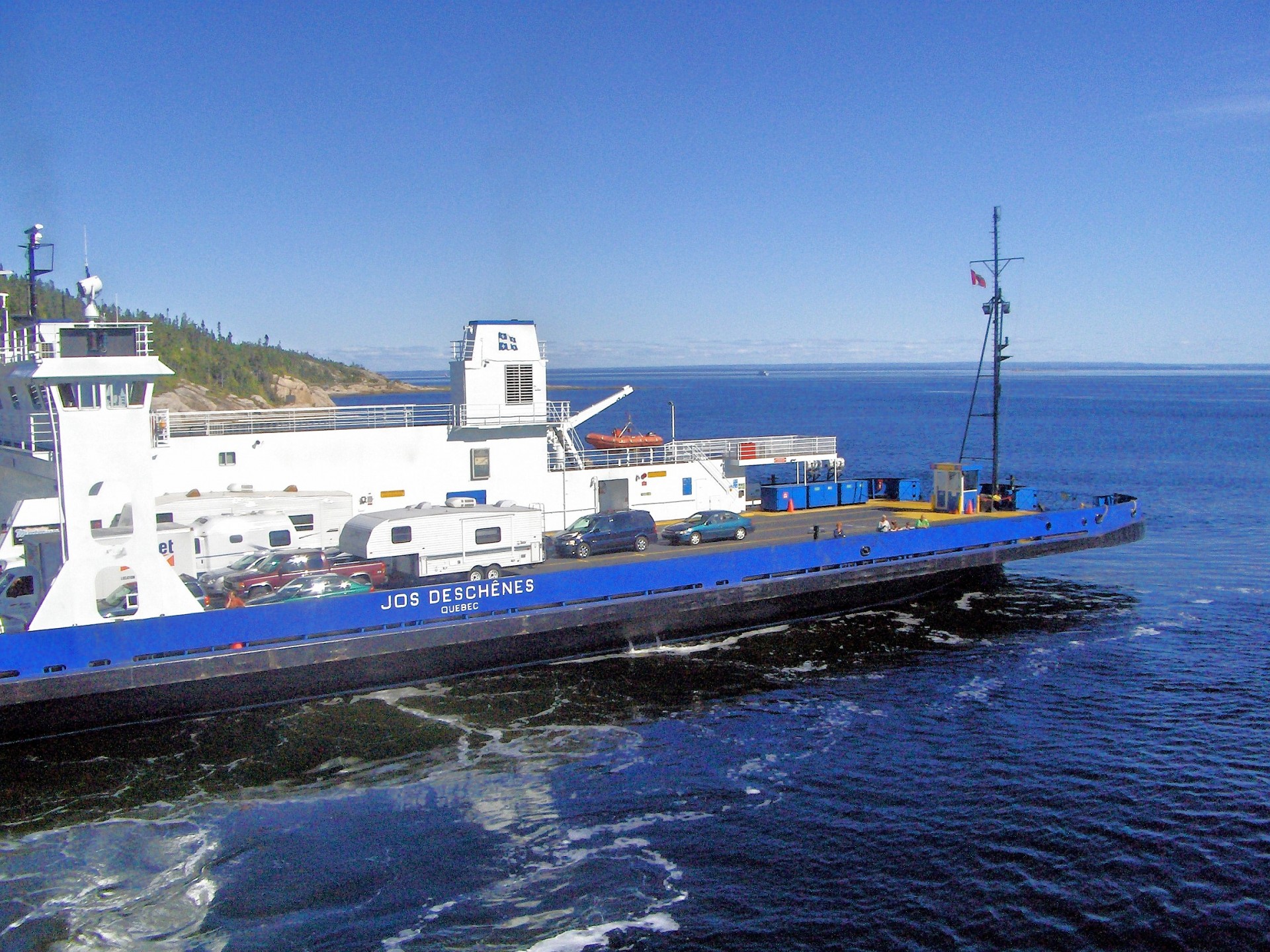 boat ferry saguenay free photo