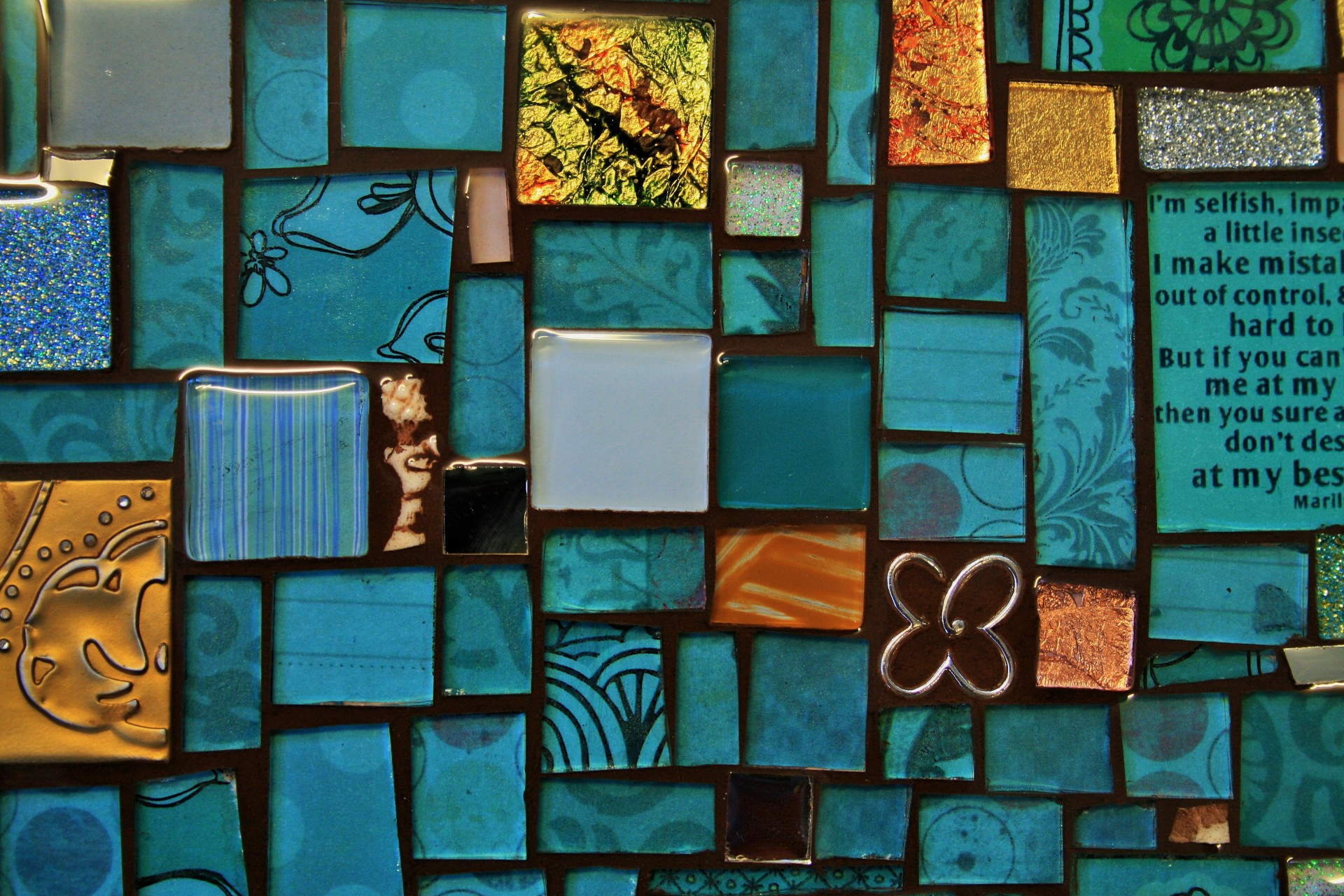 tray mosaic tiles free photo