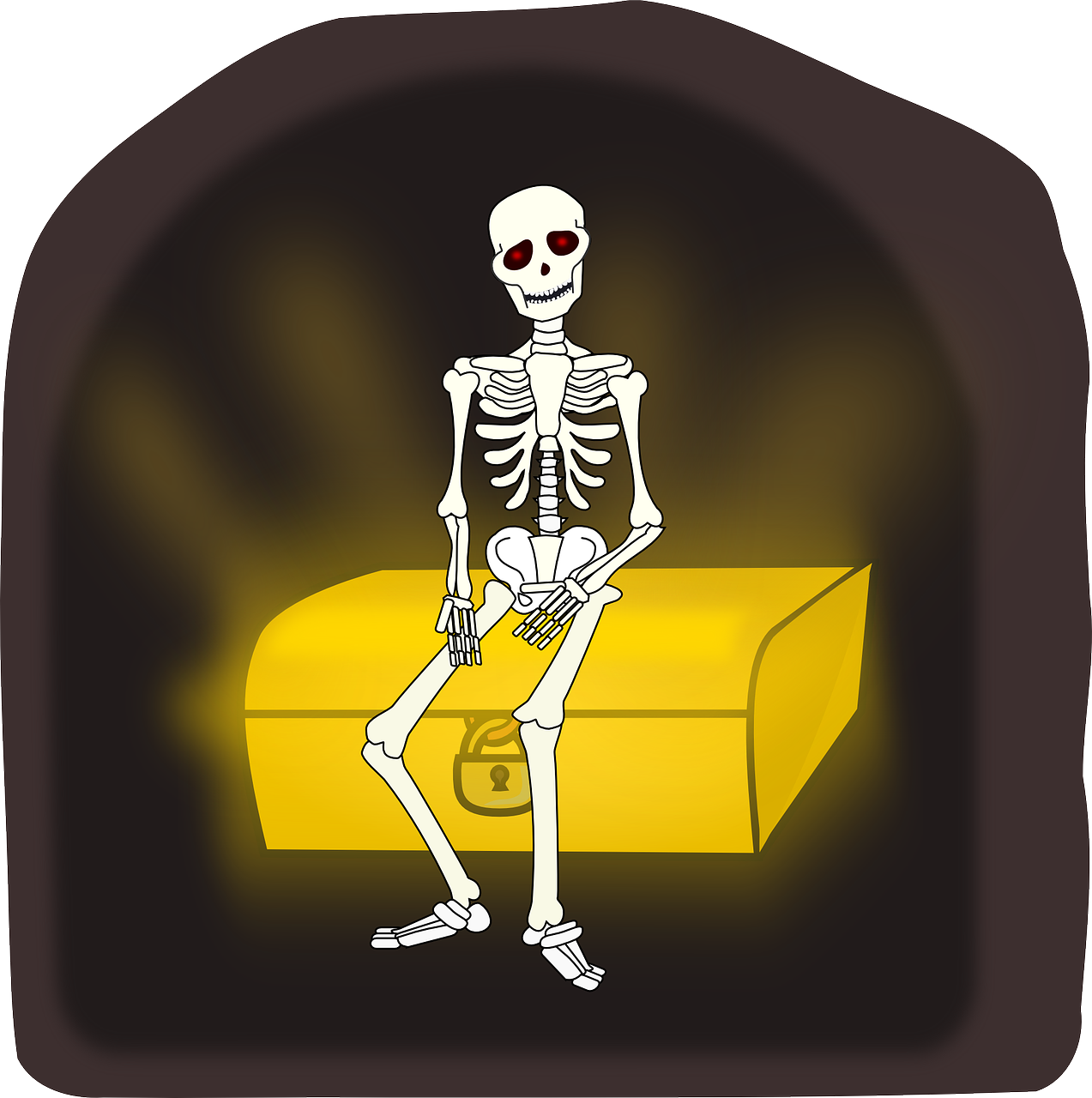treasure skeleton death free photo