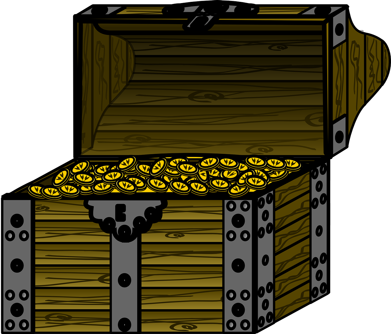 treasure gold coins free photo