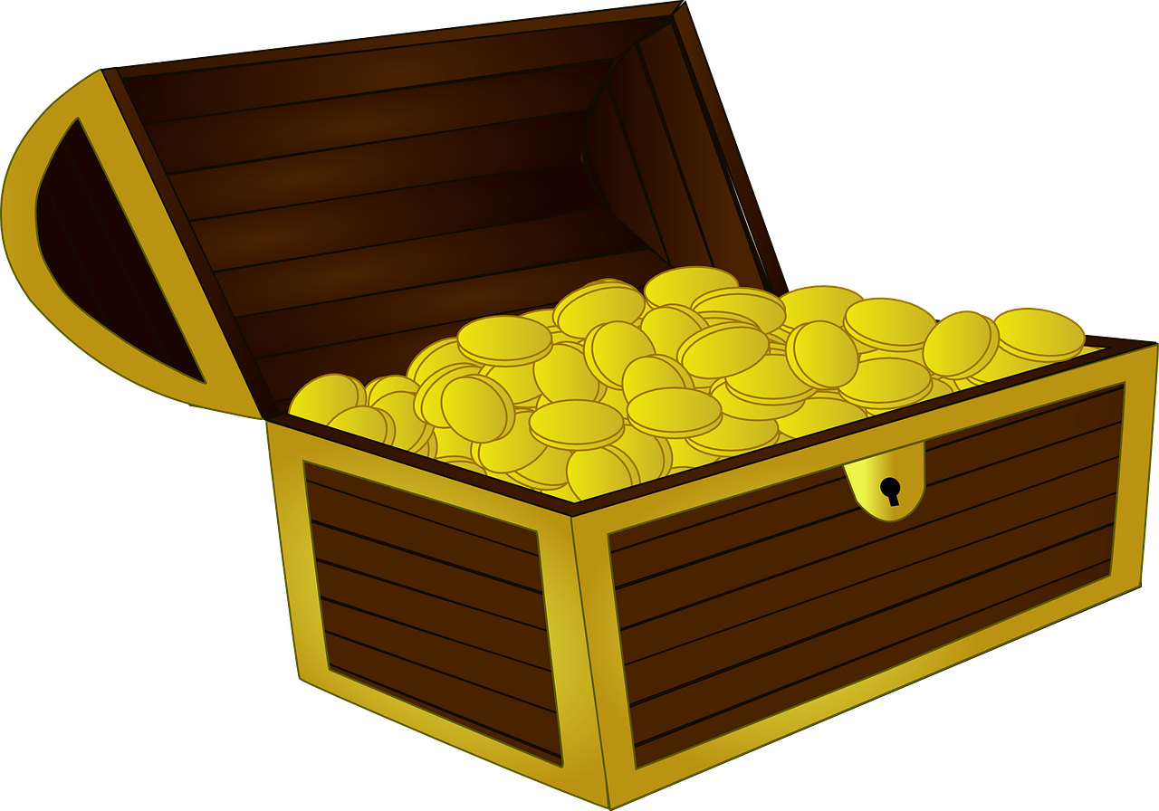 treasure chest treasure gold free photo