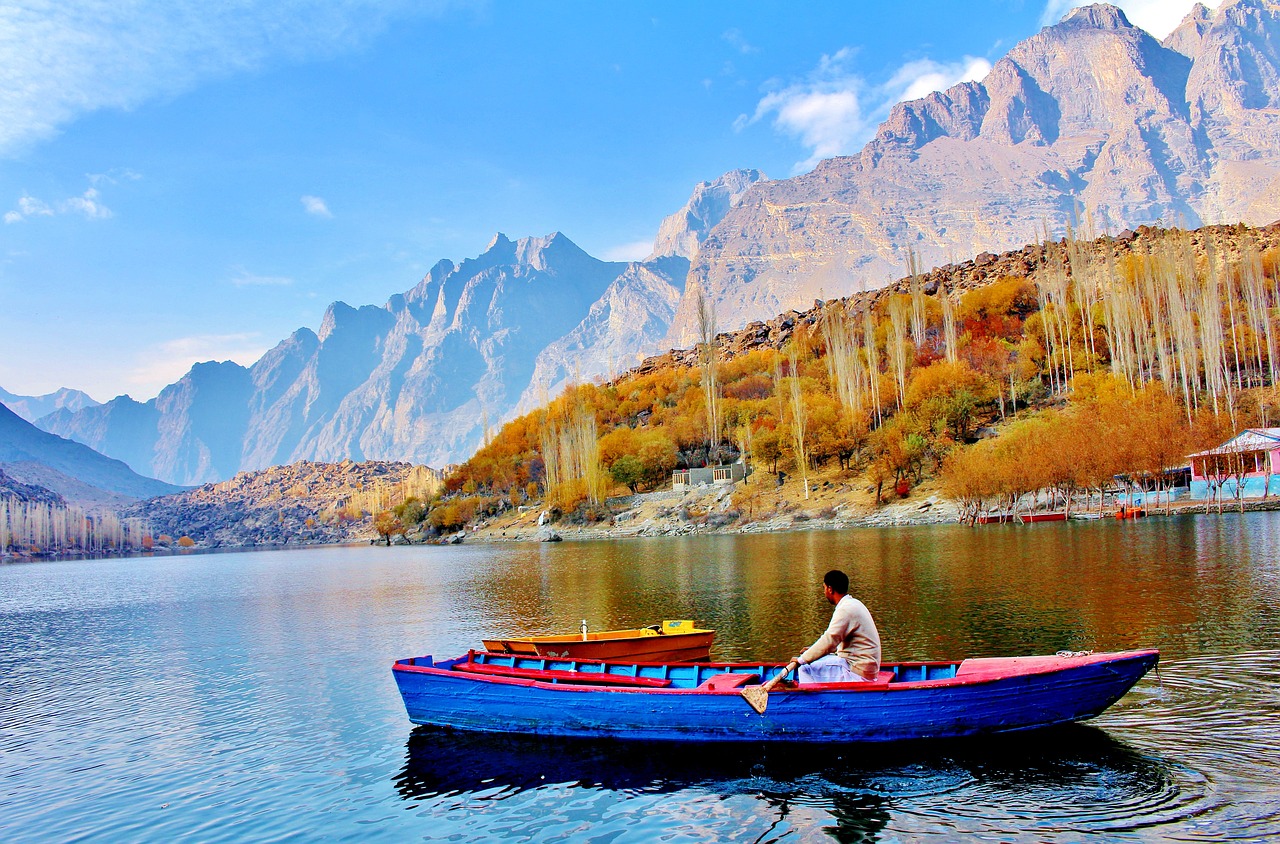 tree lake pakistan free photo