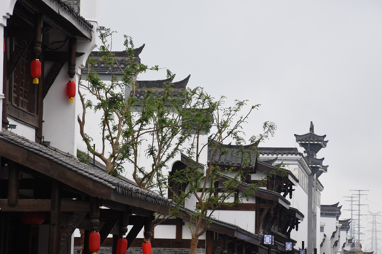 tree eaves ancient architecture free photo