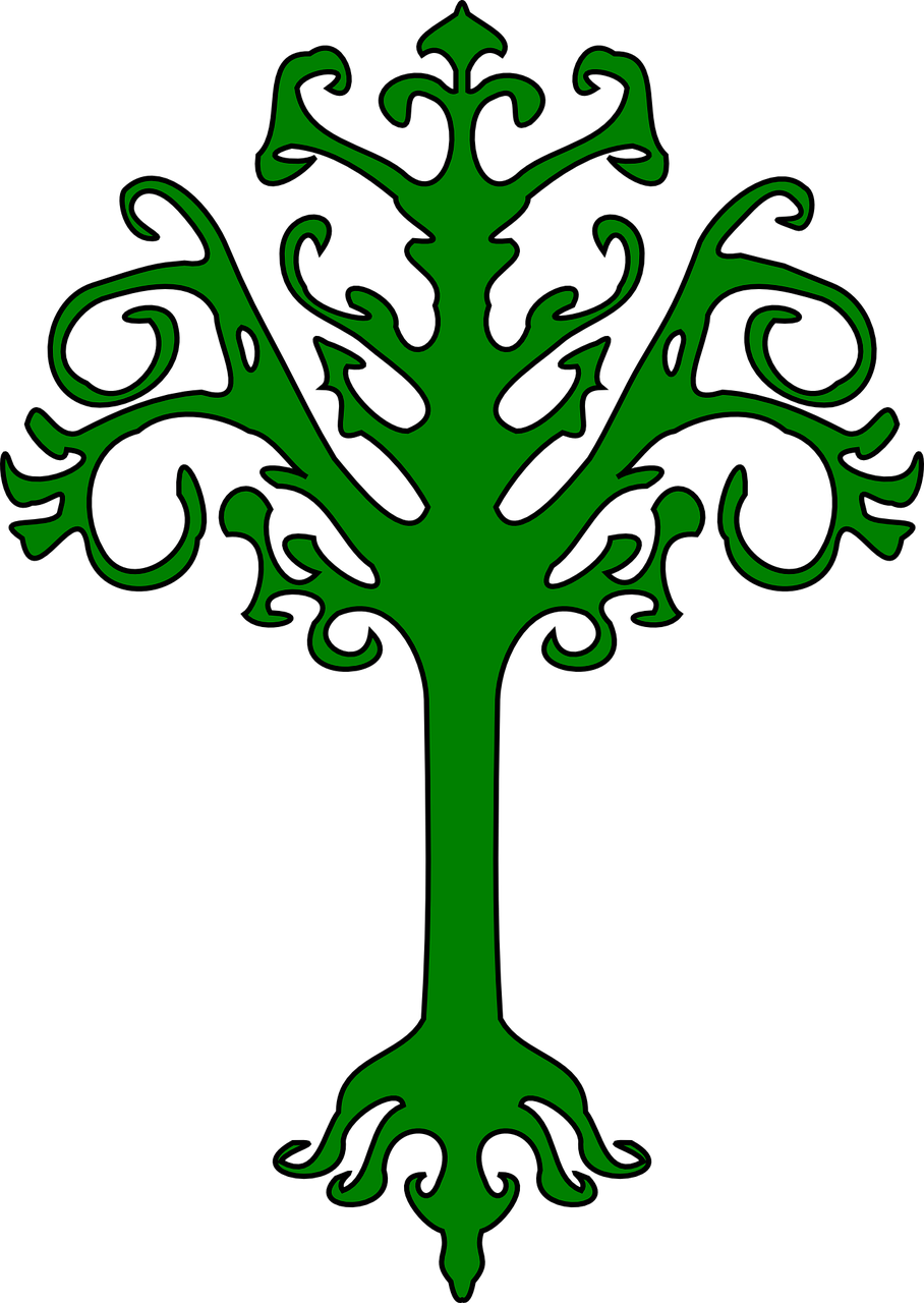 tree heraldic symbol free photo