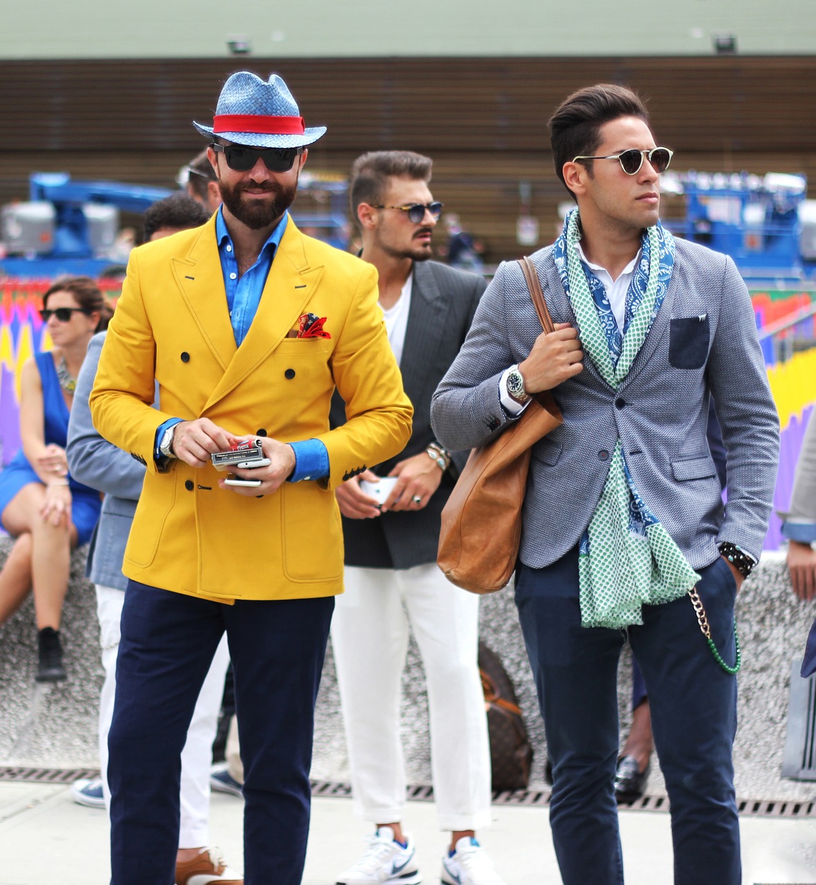 trendy guys fashionistas free photo