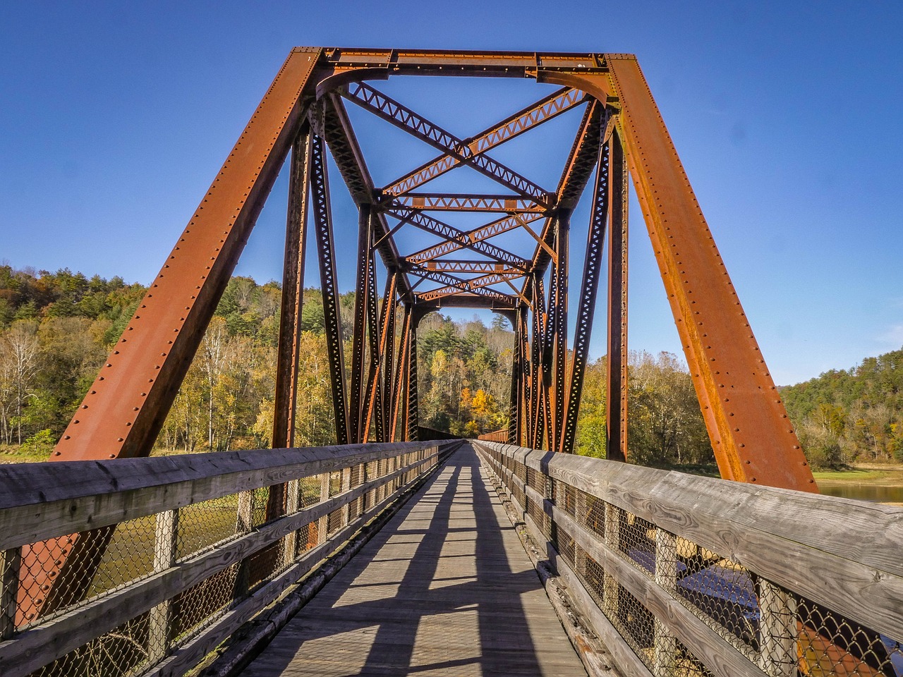 trestle nature bridge free photo