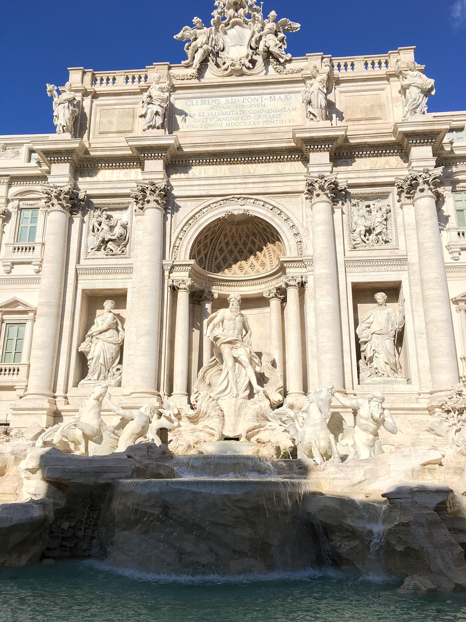 trevi fountain rome fontana free photo