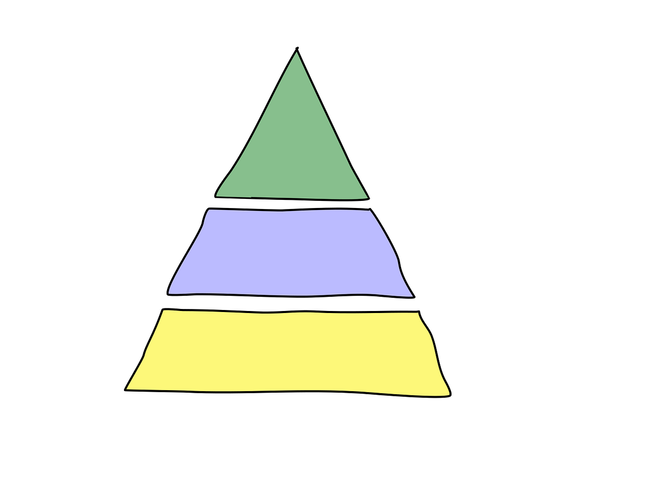 triangle hierarchy structure free photo