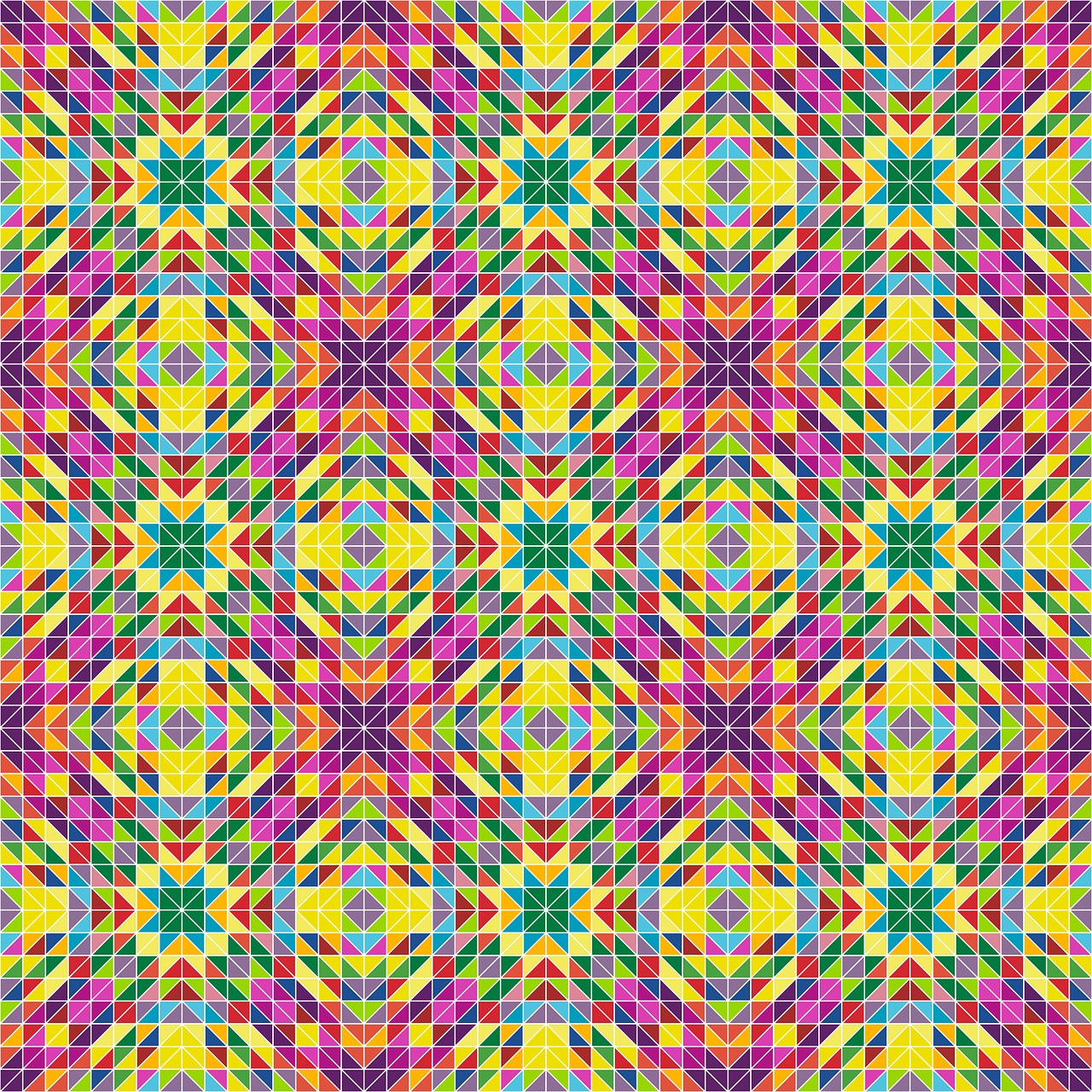 triangle mosaic pattern free photo