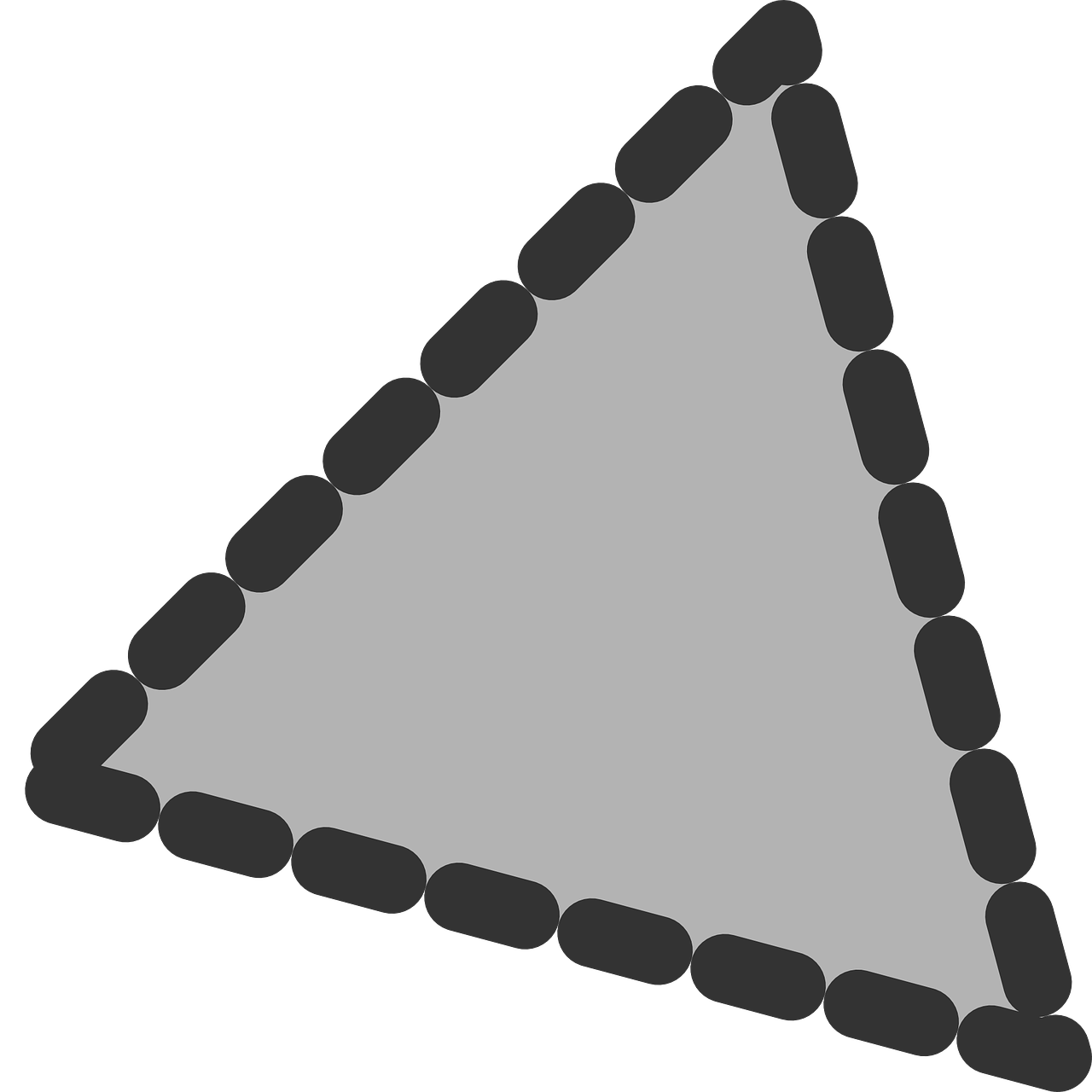 Contour triangle de base Photo stock libre - Public Domain Pictures