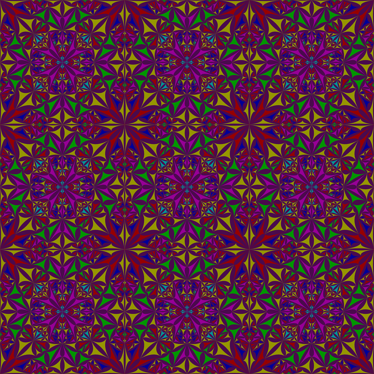 triangle pattern kaleidoscope free photo