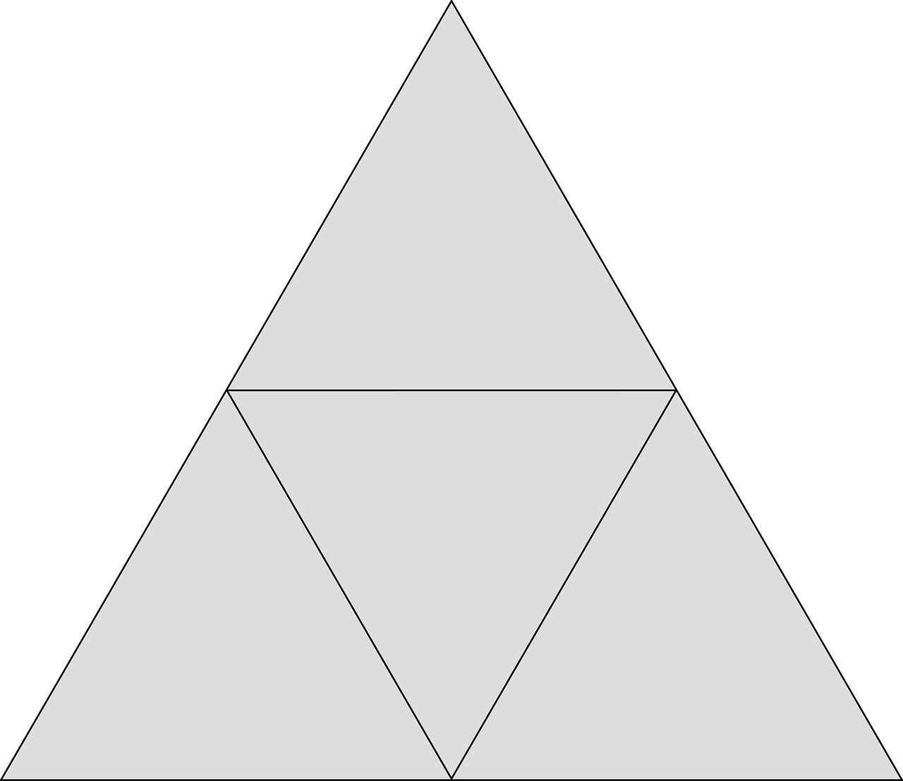 triangles shape geometry free photo