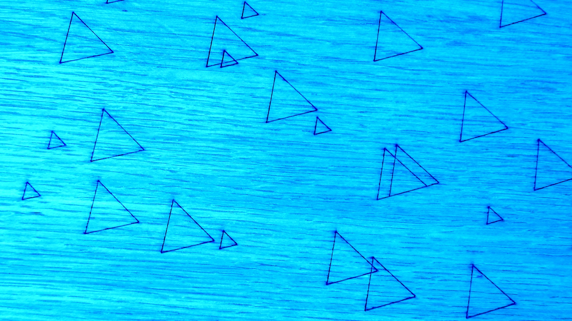 blue triangle triangles free photo