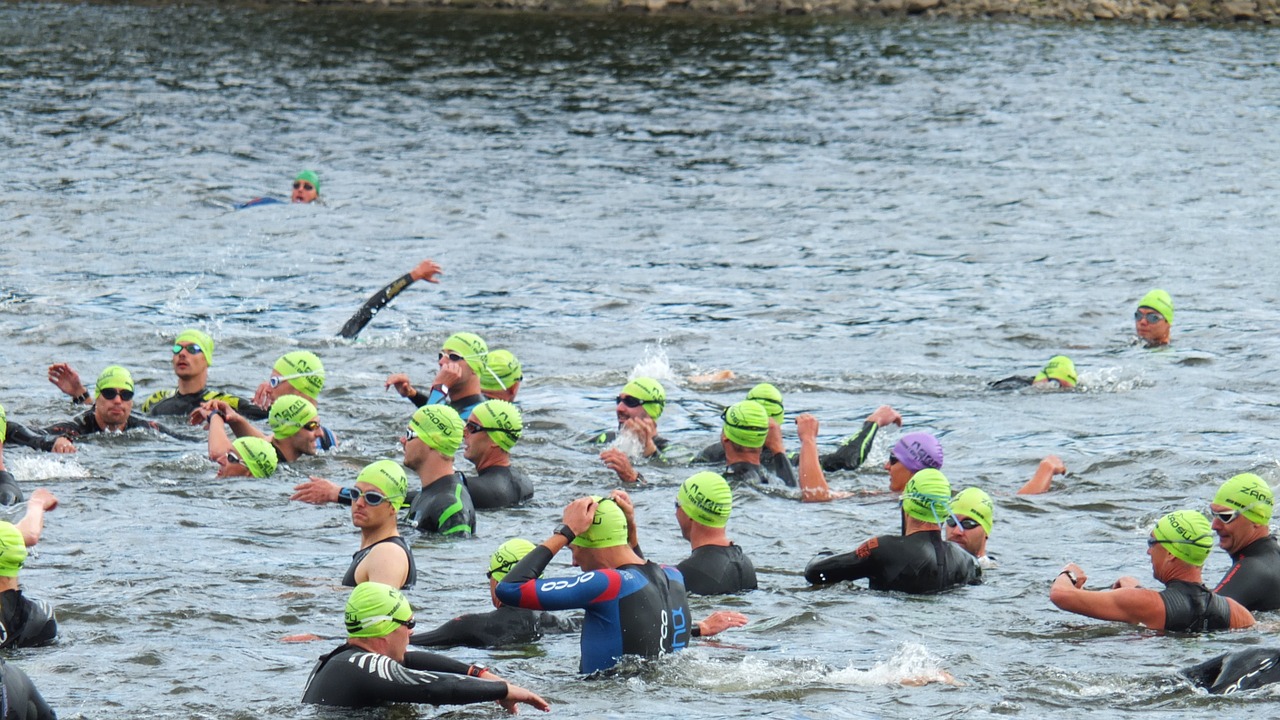 triathlon event dresden free photo