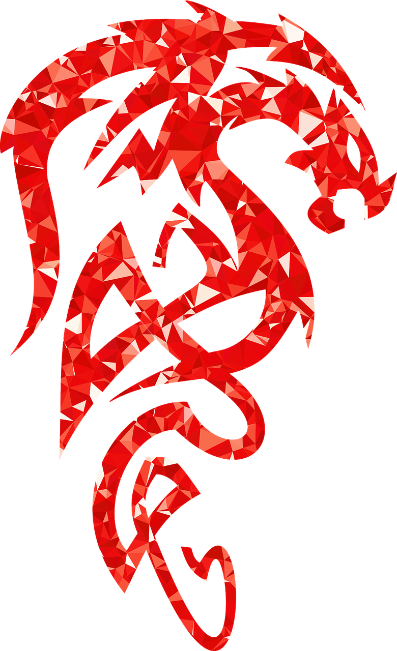tribal drake dragon free photo