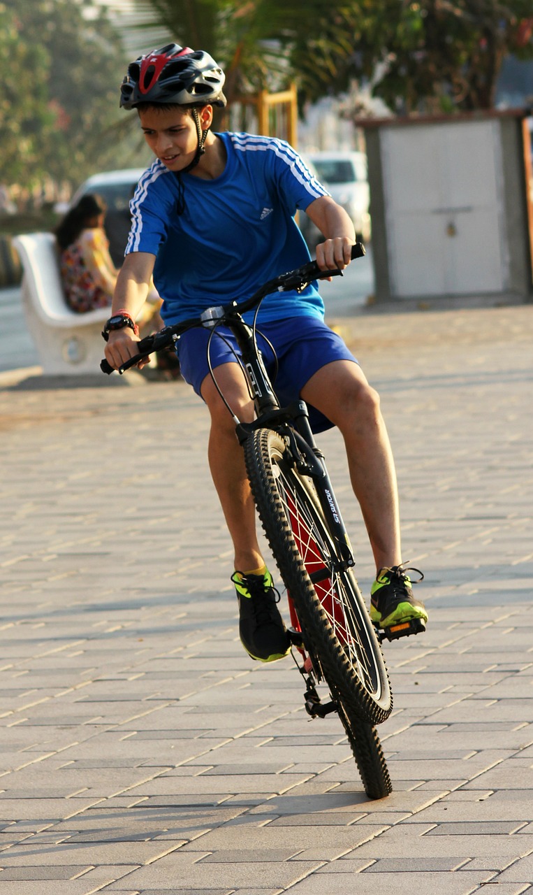 trick bicycle rider free photo