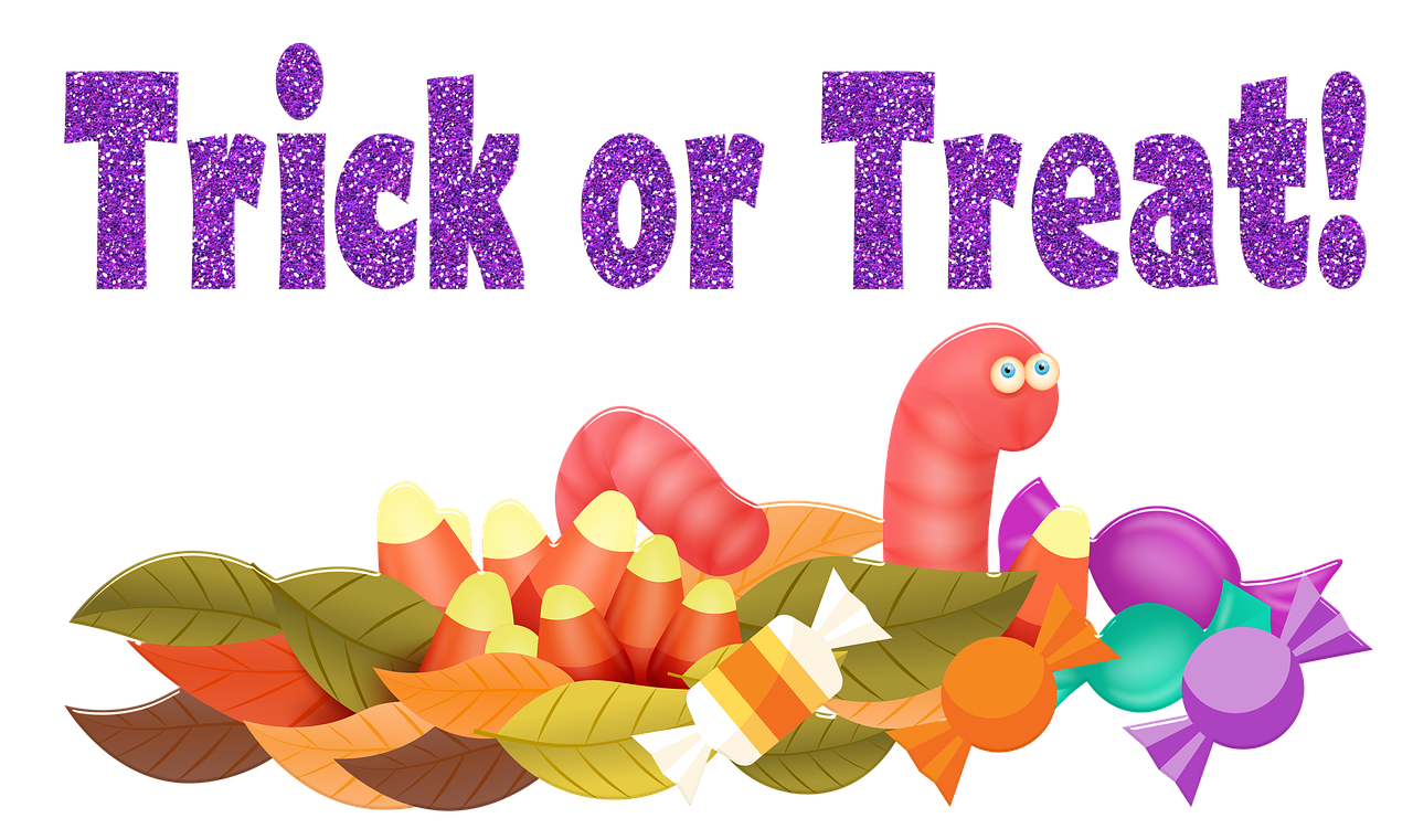 trick or treat  candy  gummy worm free photo