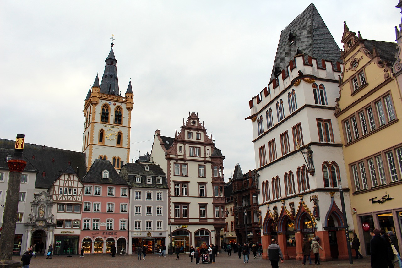 trier  main market  historic center free photo