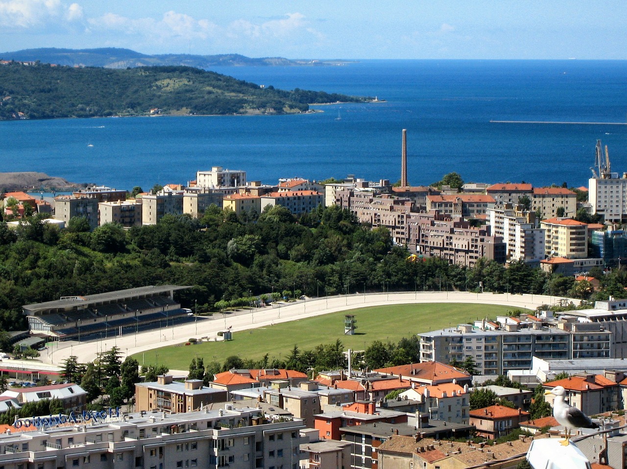 trieste italy mountains free photo