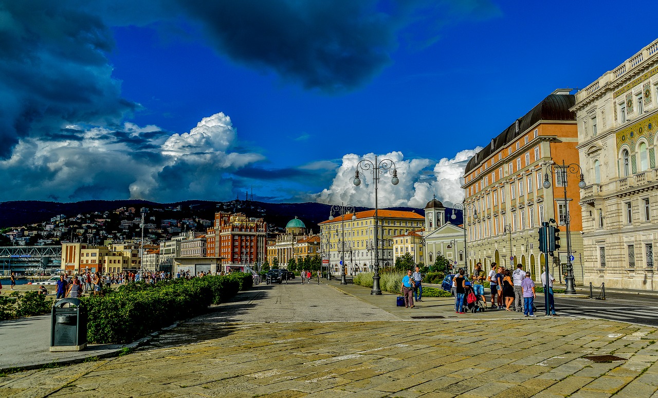 trieste marina palaces free photo