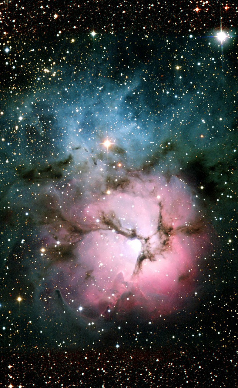 trifid nebula messier 20 ngc 6514 free photo