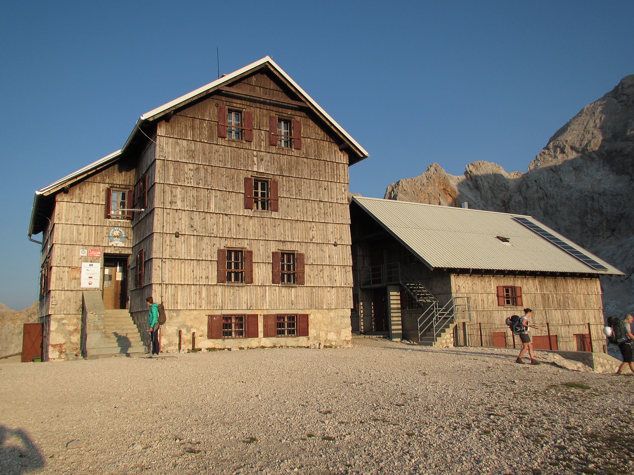 triglav mountain mountain hut free photo