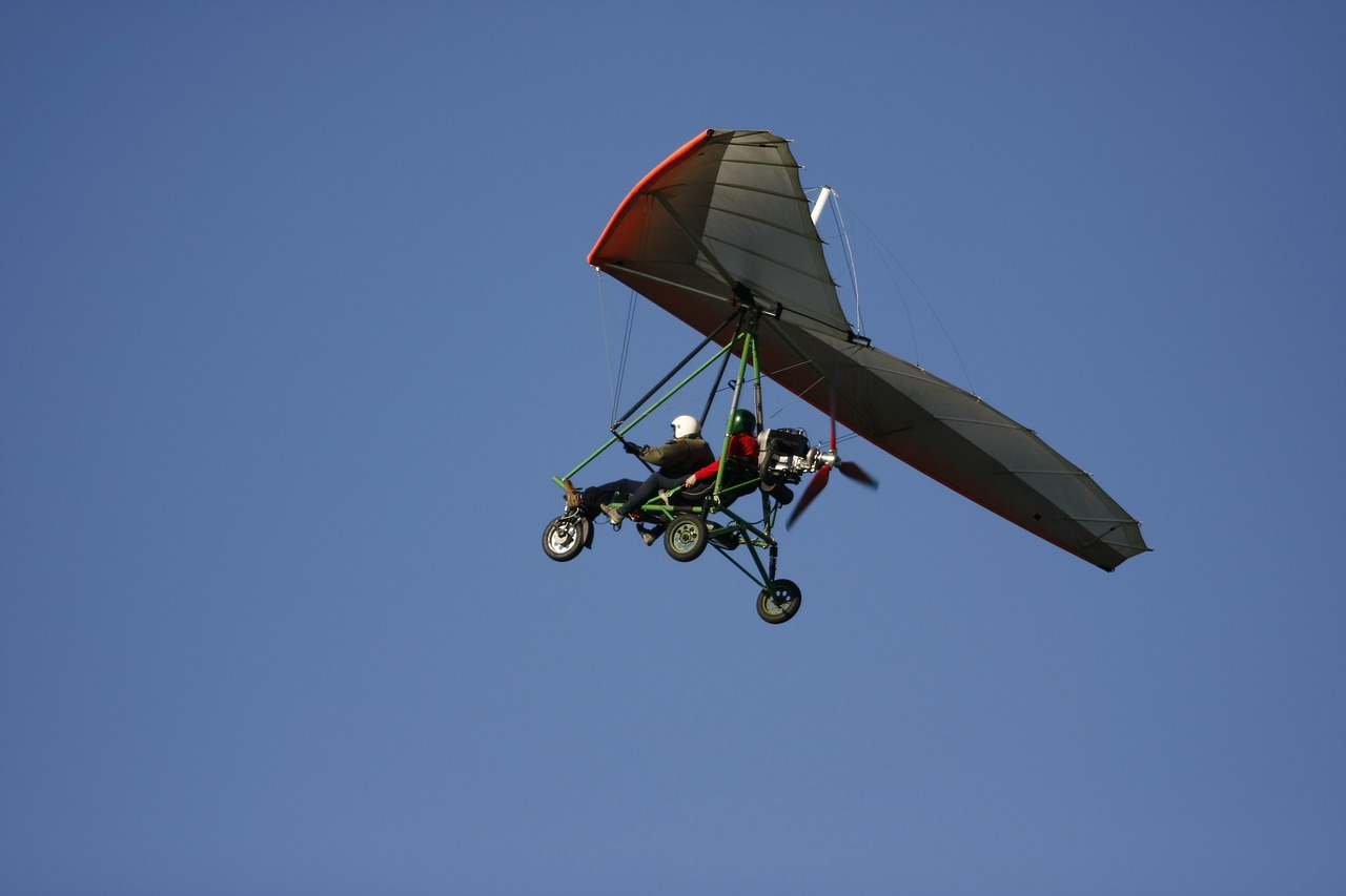 trike flight hang glider free photo
