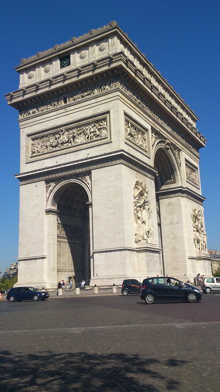 triumphal arch paris arc de triomphe free photo