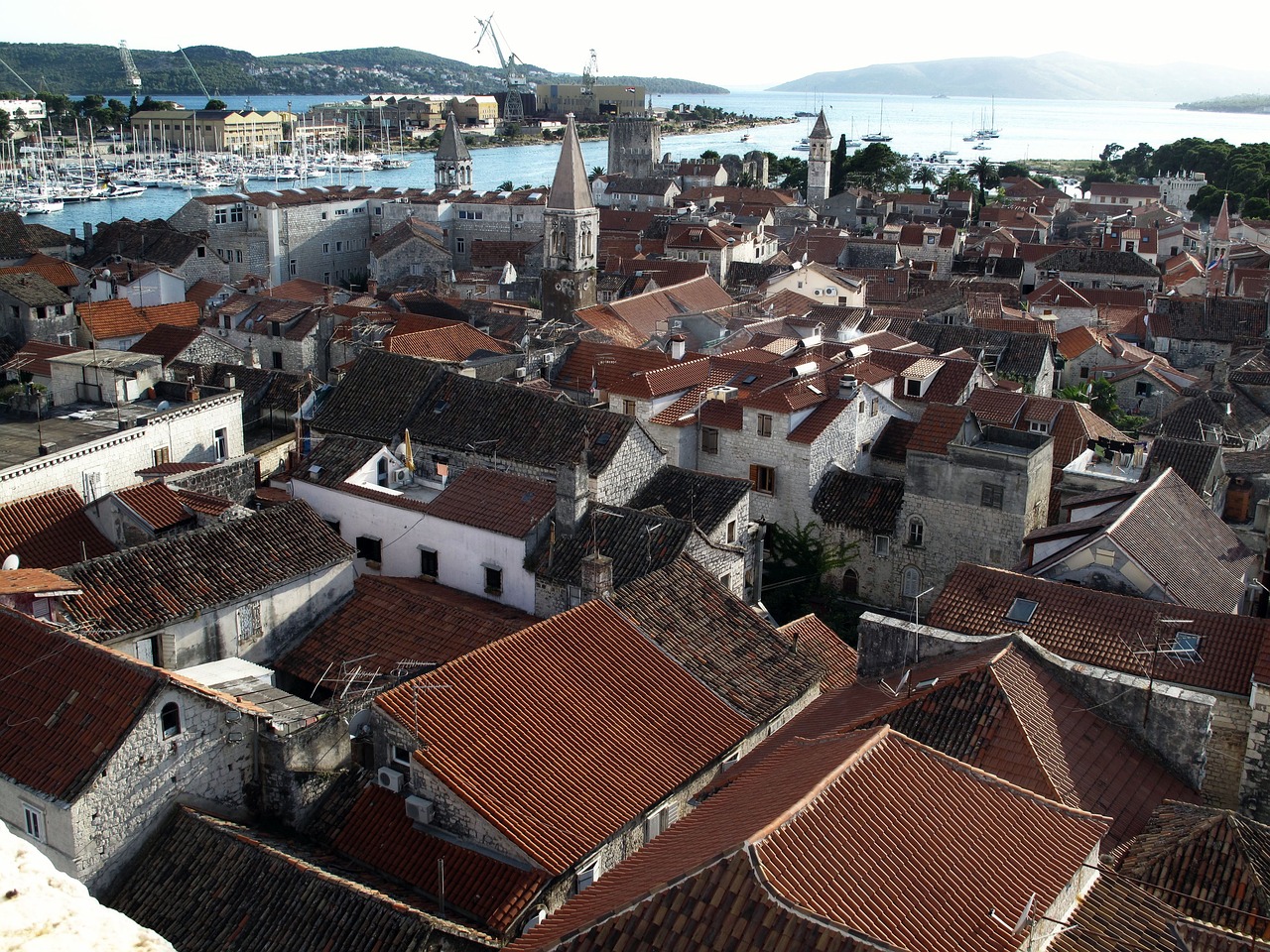 trogir croatia adriatic free photo