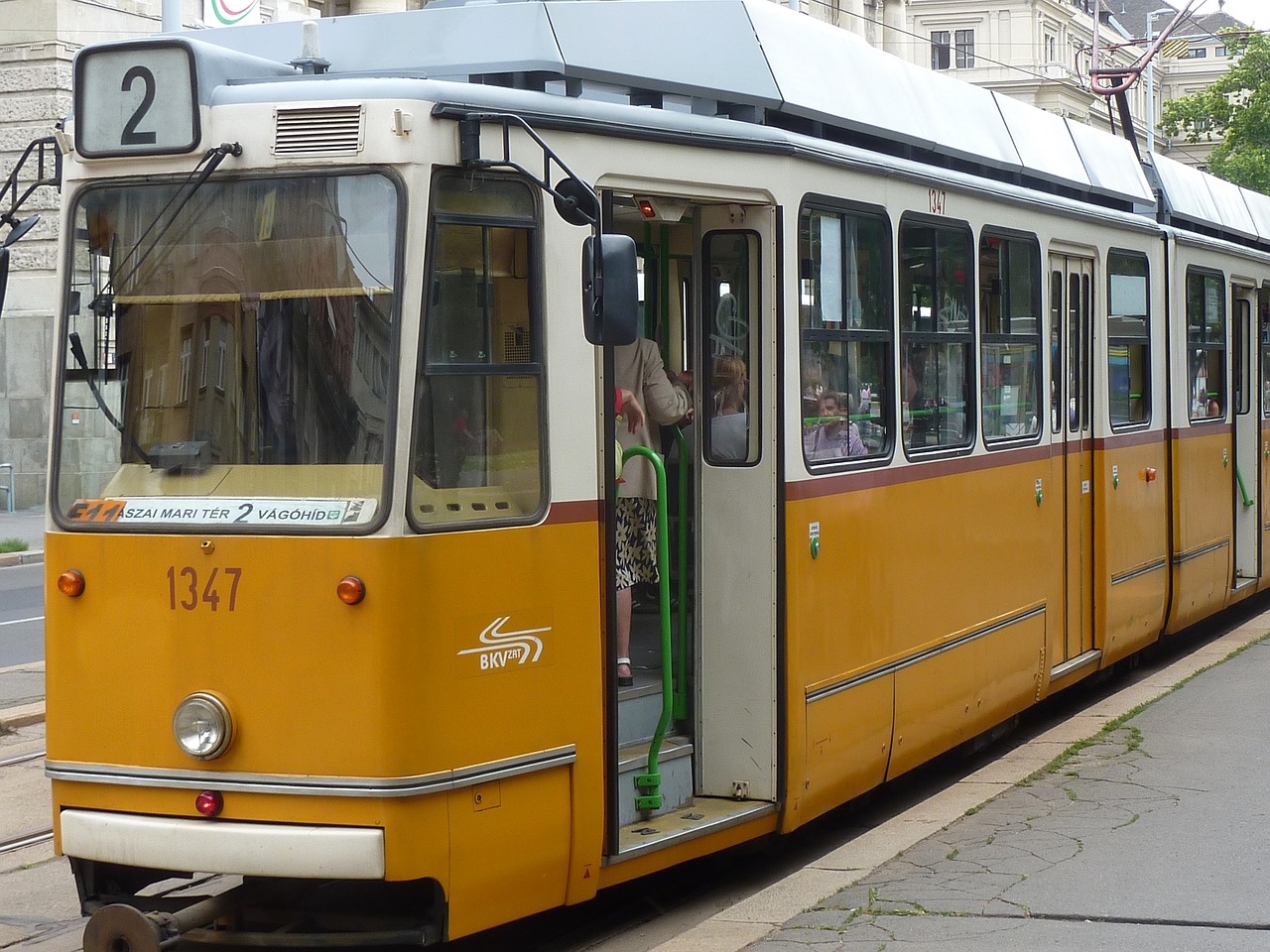 trolley transit europe free photo