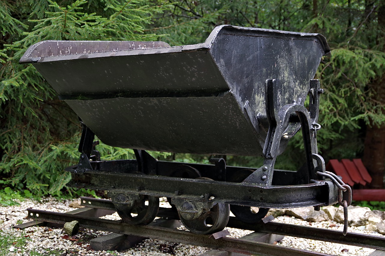 trolley cradle coal free photo