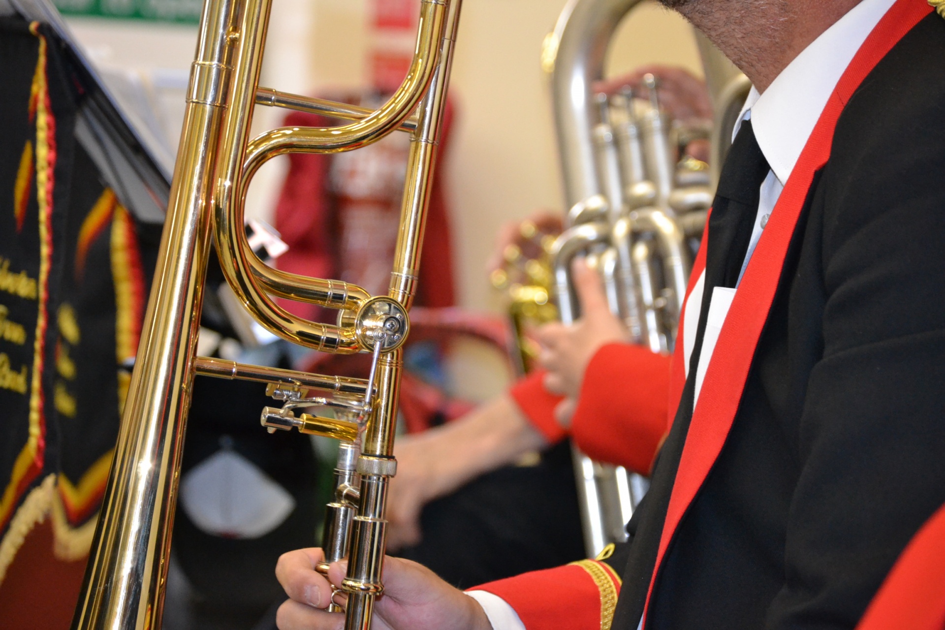 trombone brass band free photo