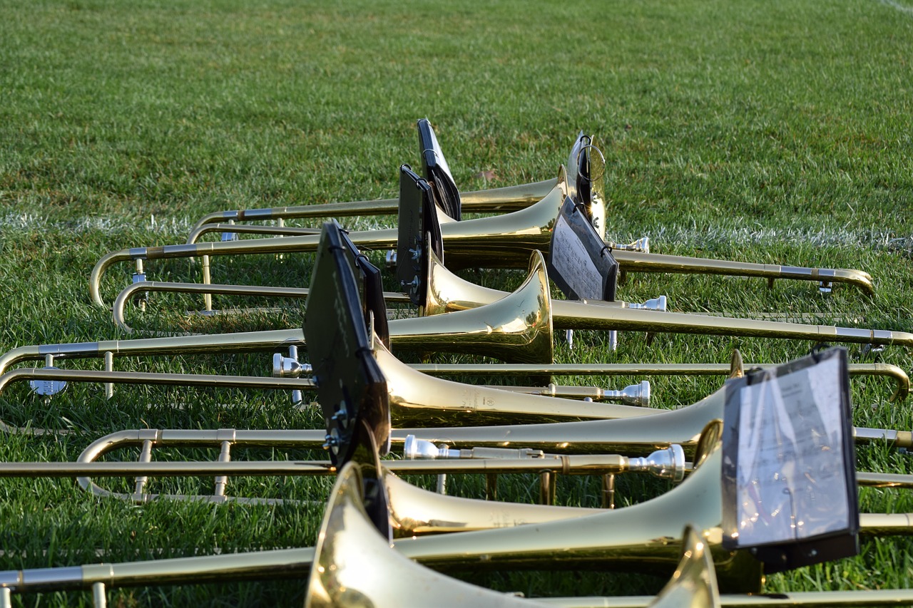 trombone music instruments free photo