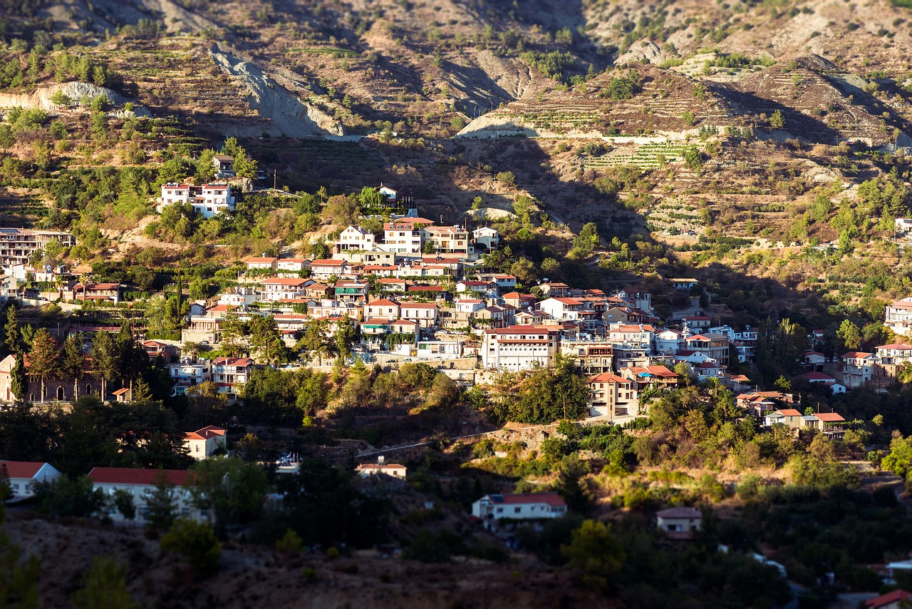 troodos cyprus village free photo