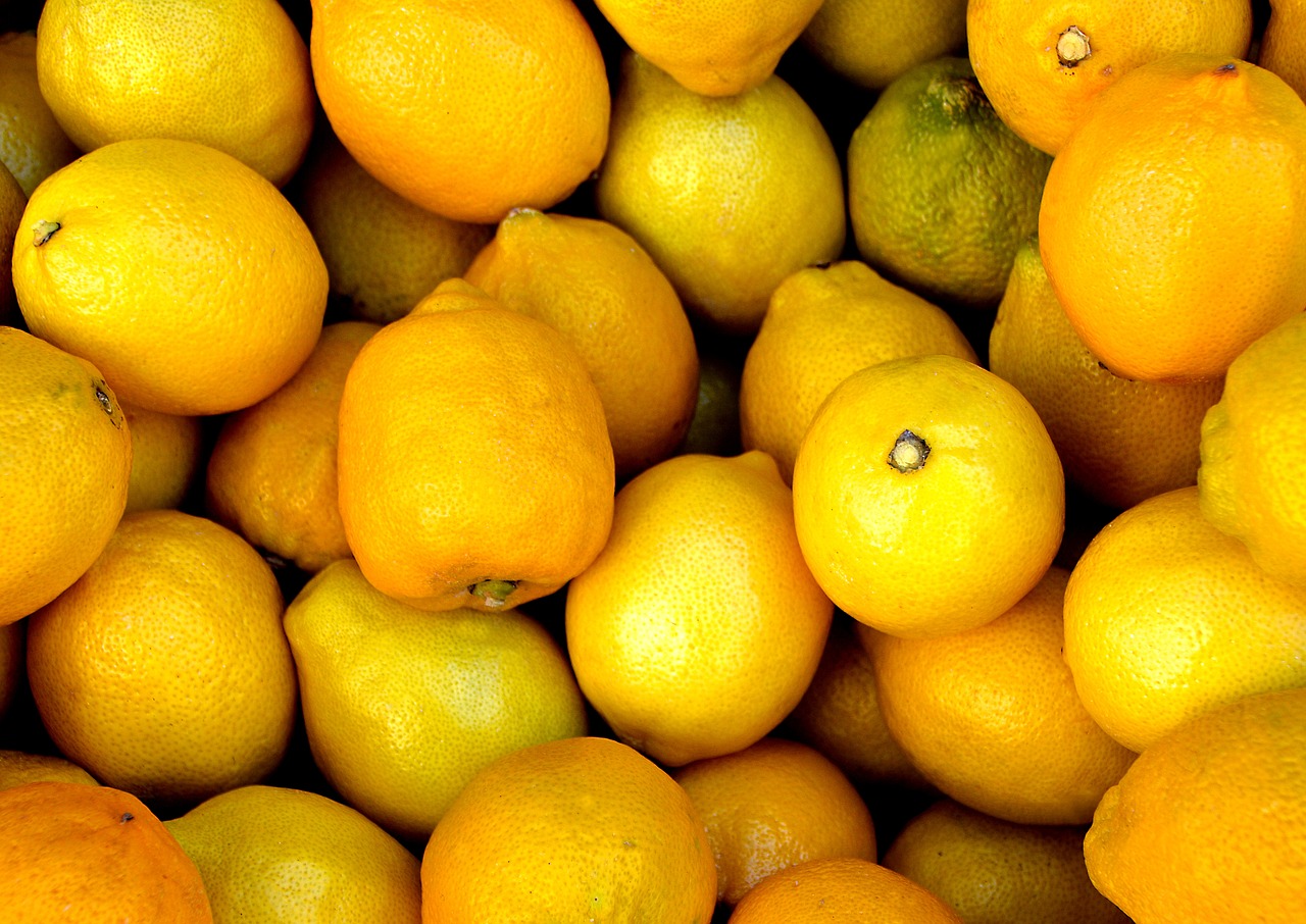 tropical fruit lemon healthy free photo