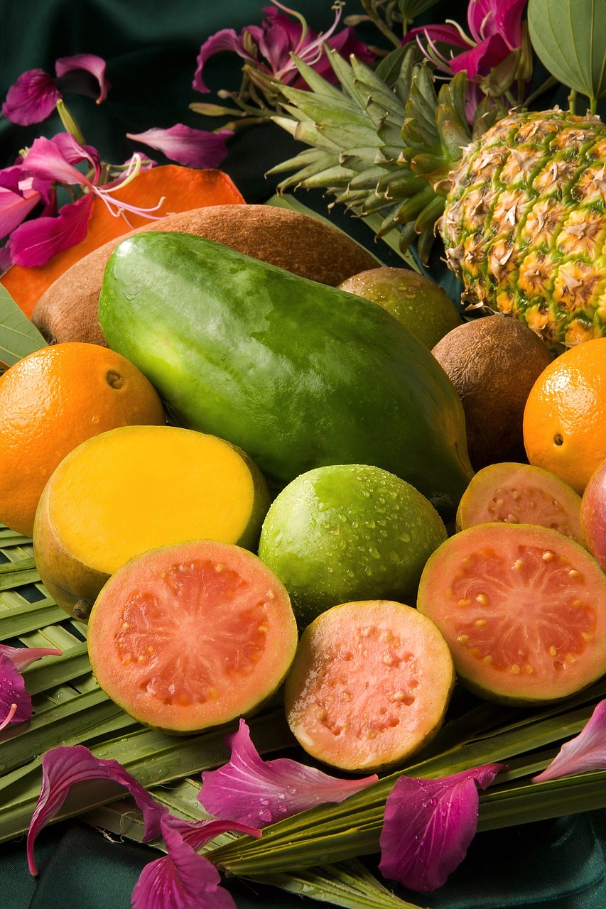 tropical fruit ripe food free photo