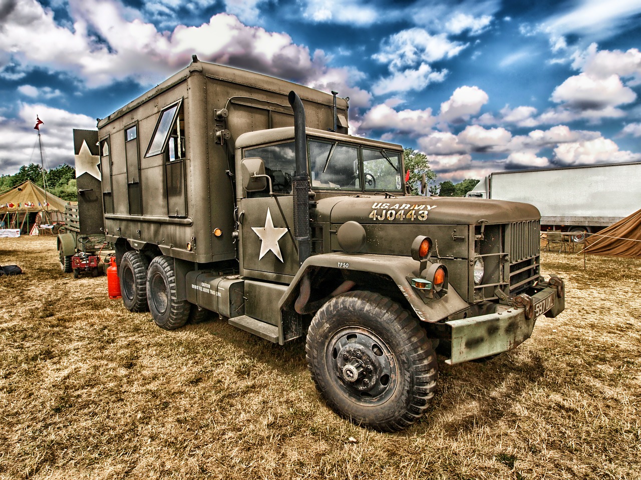 truck army vehicle free photo