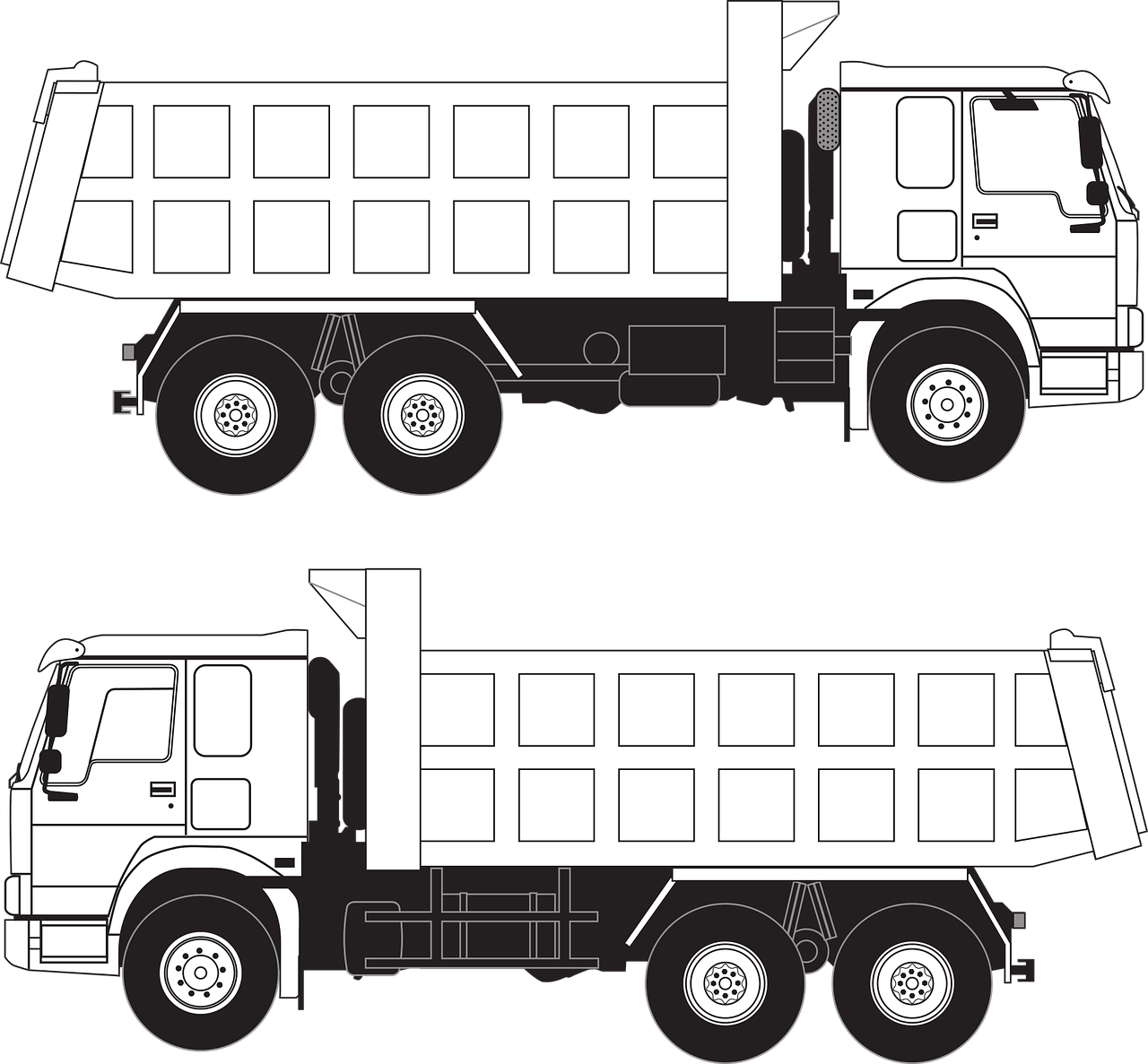 truck howo track vector free photo