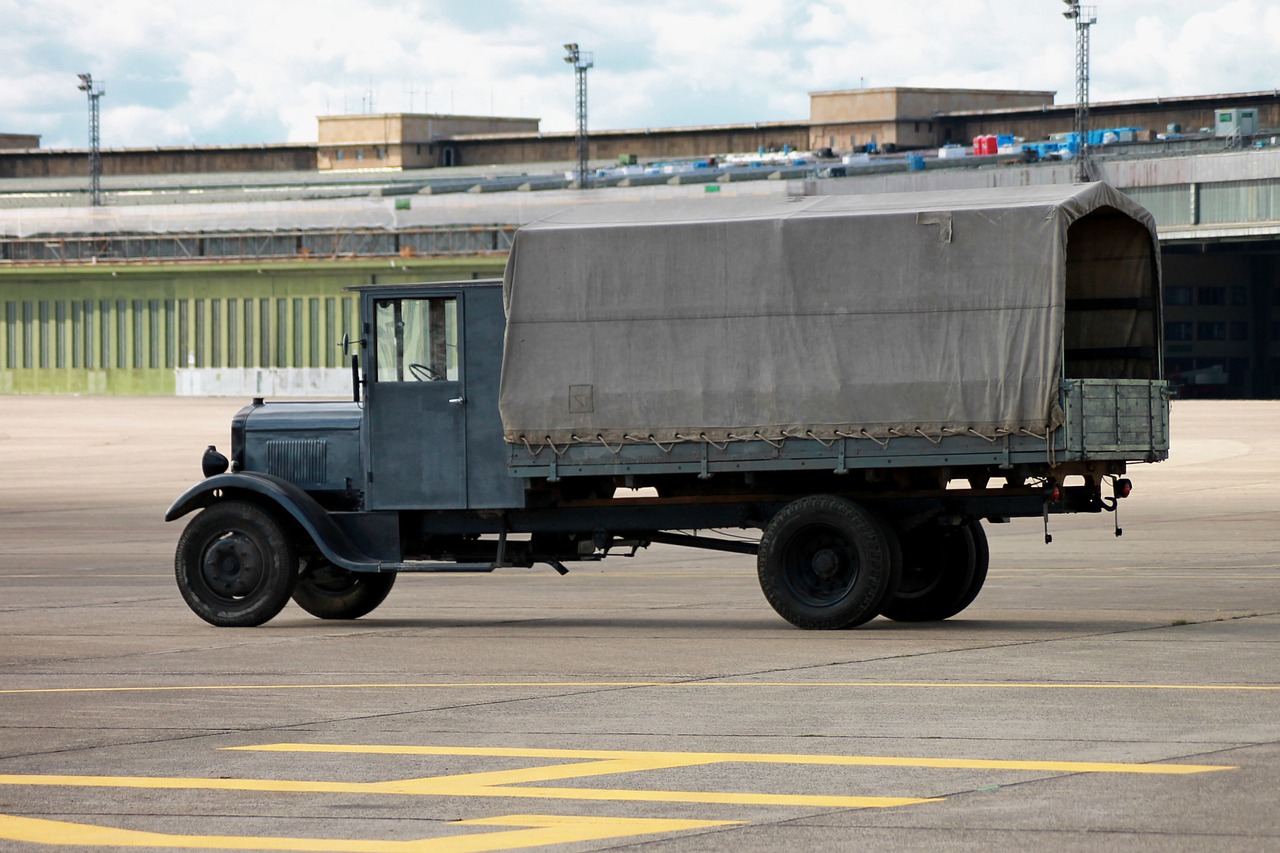 truck old historically free photo