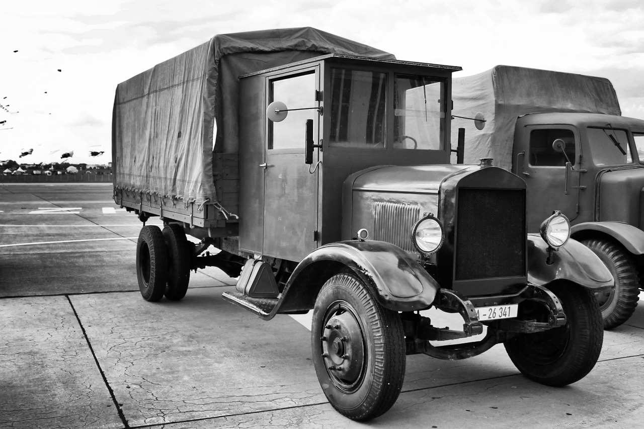 truck historically german empire free photo