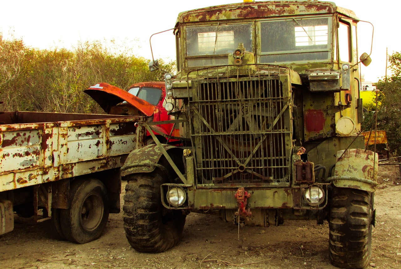 truck old rusty free photo