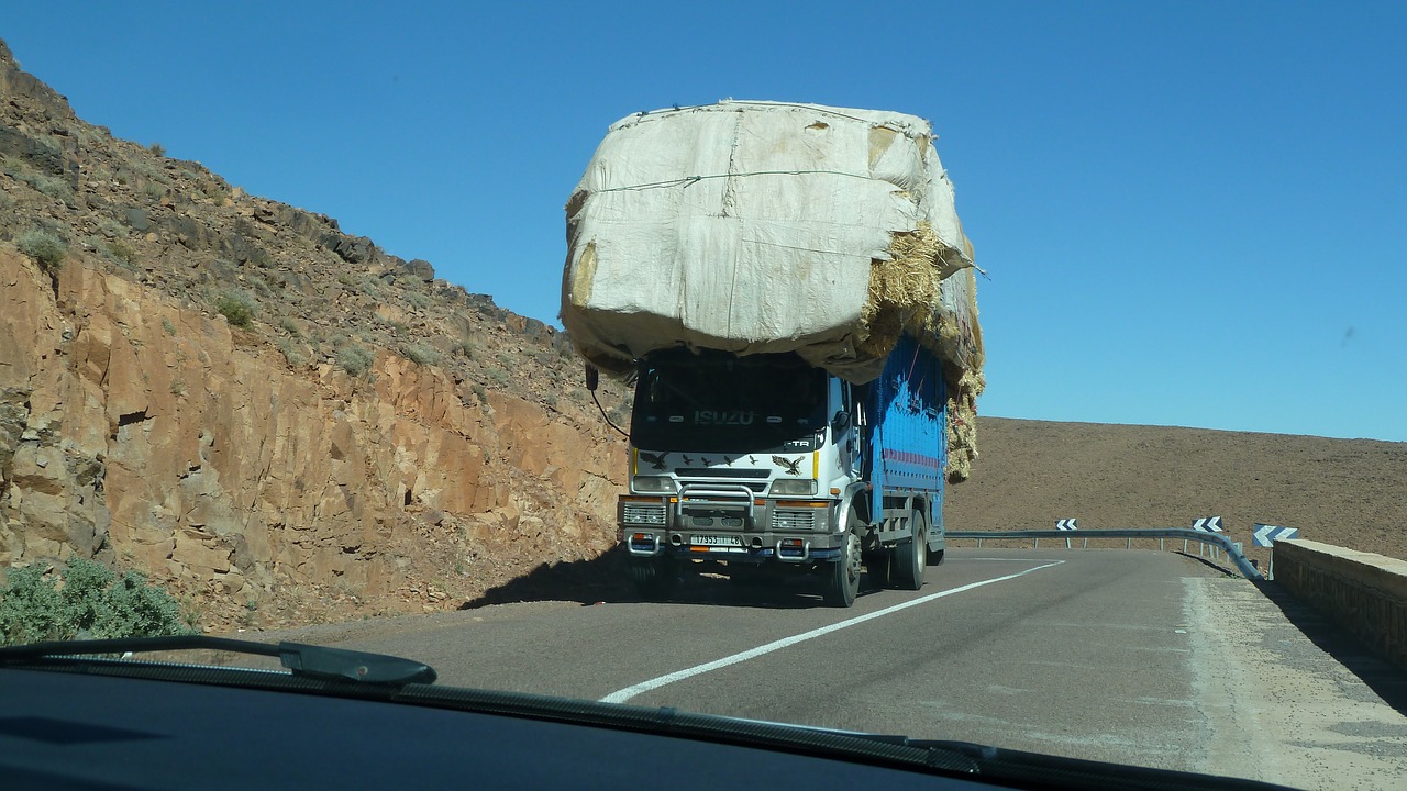 truck loading vehicle free photo