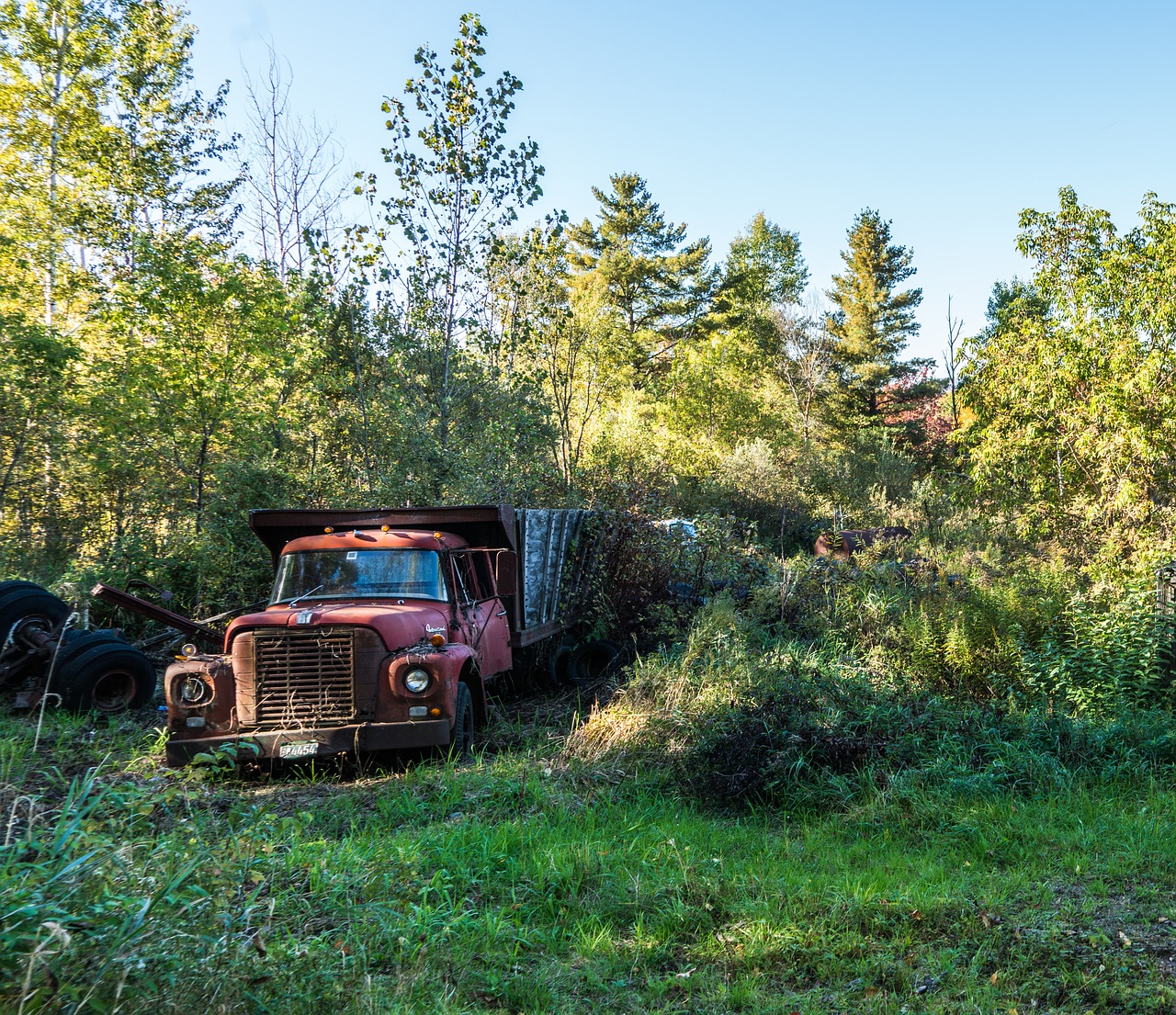 truck rustic rural free photo