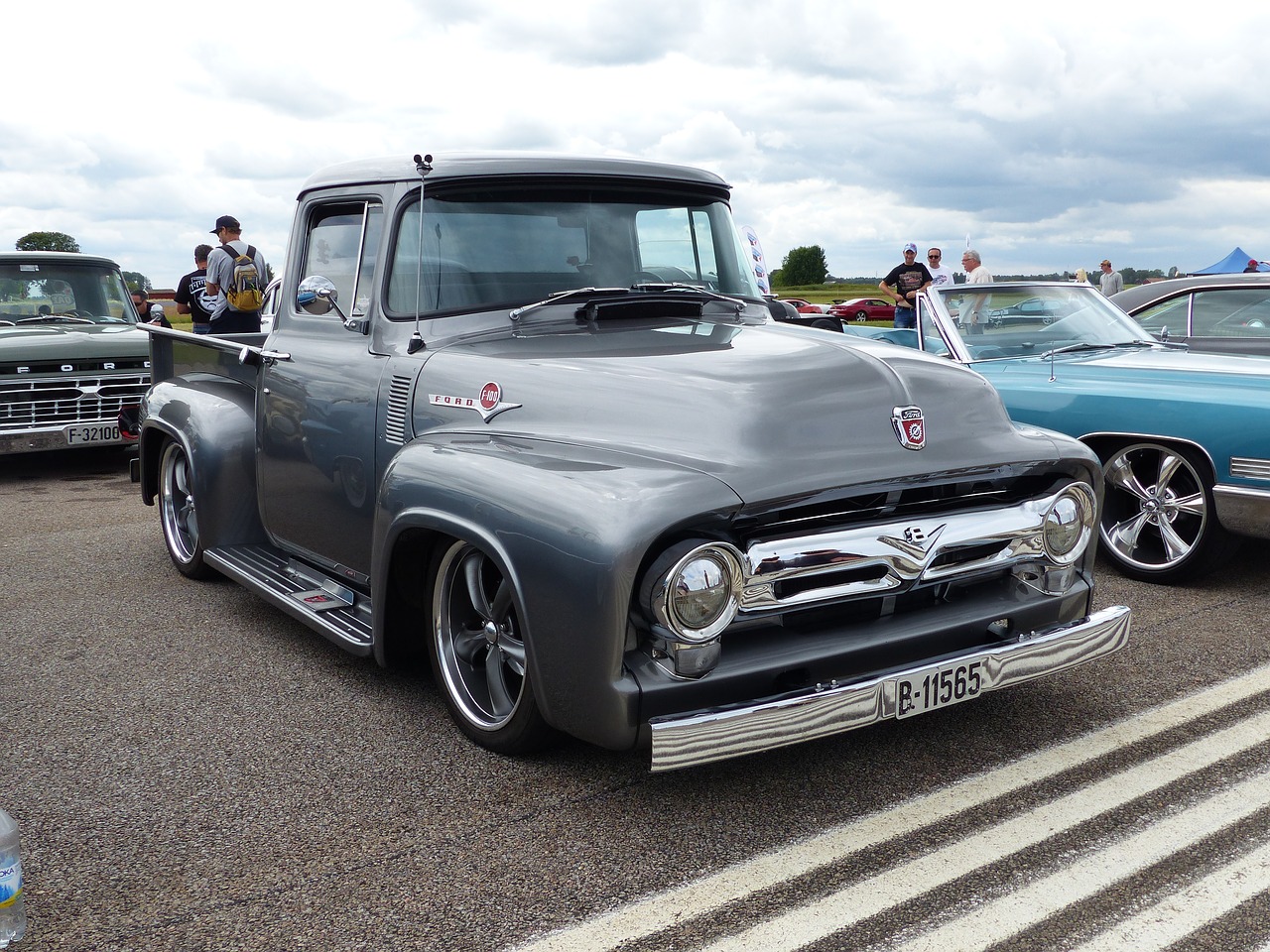 truck colors car show free photo
