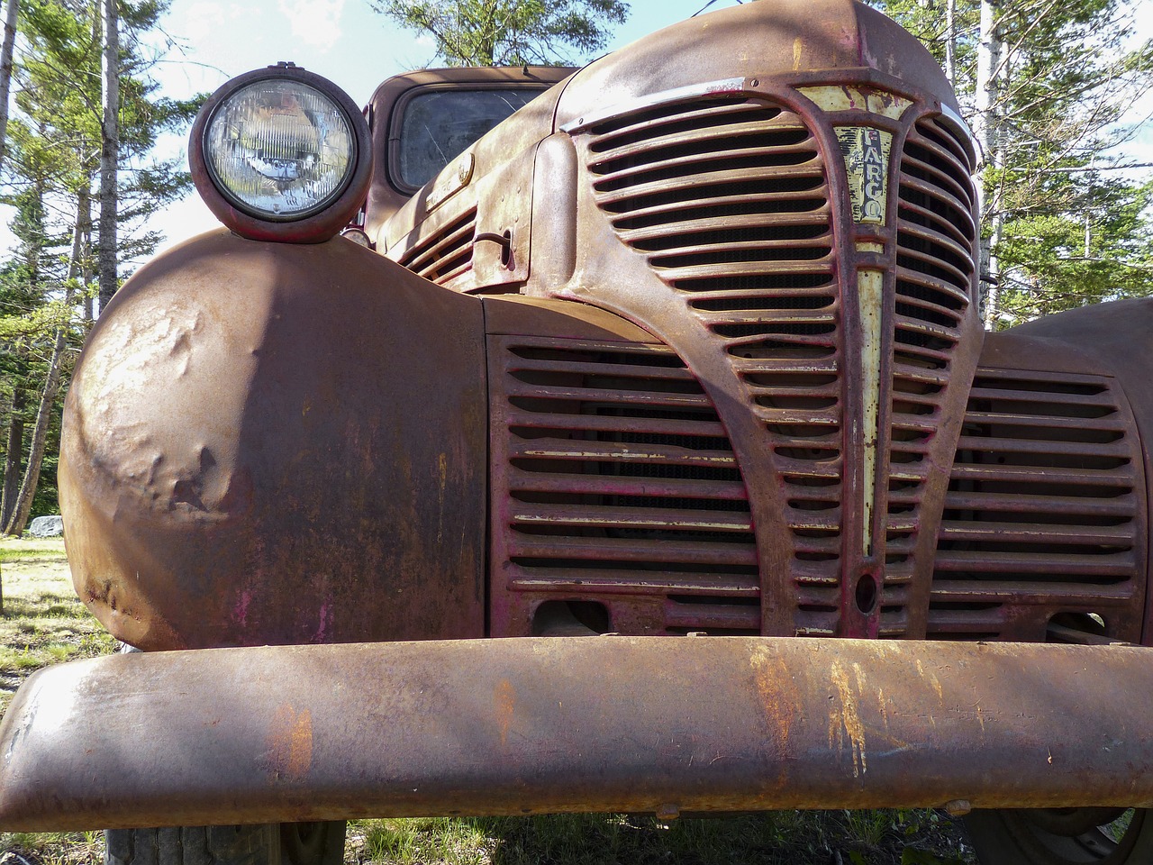 truck old rusty free photo