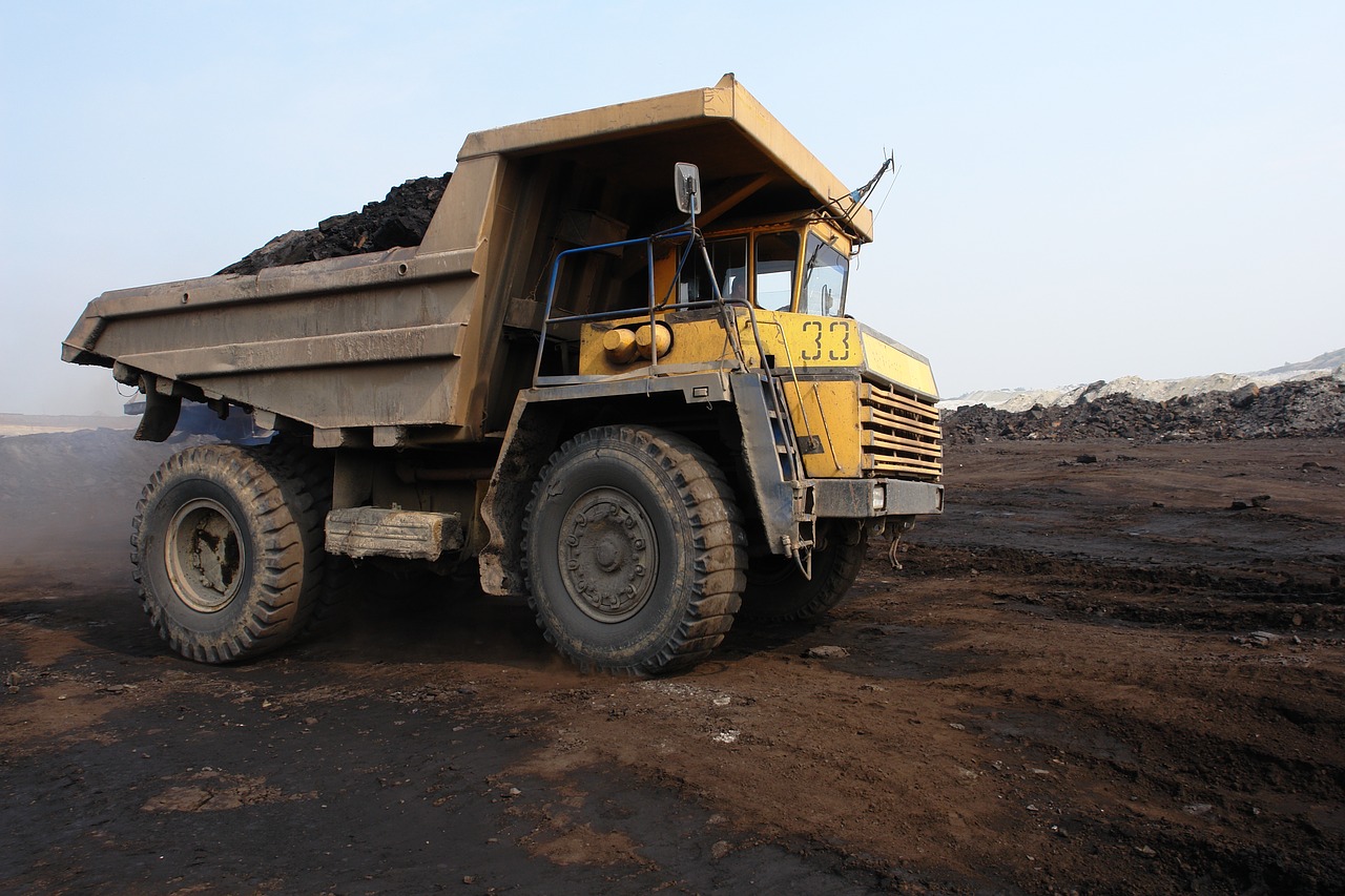 truck belaz coal free photo